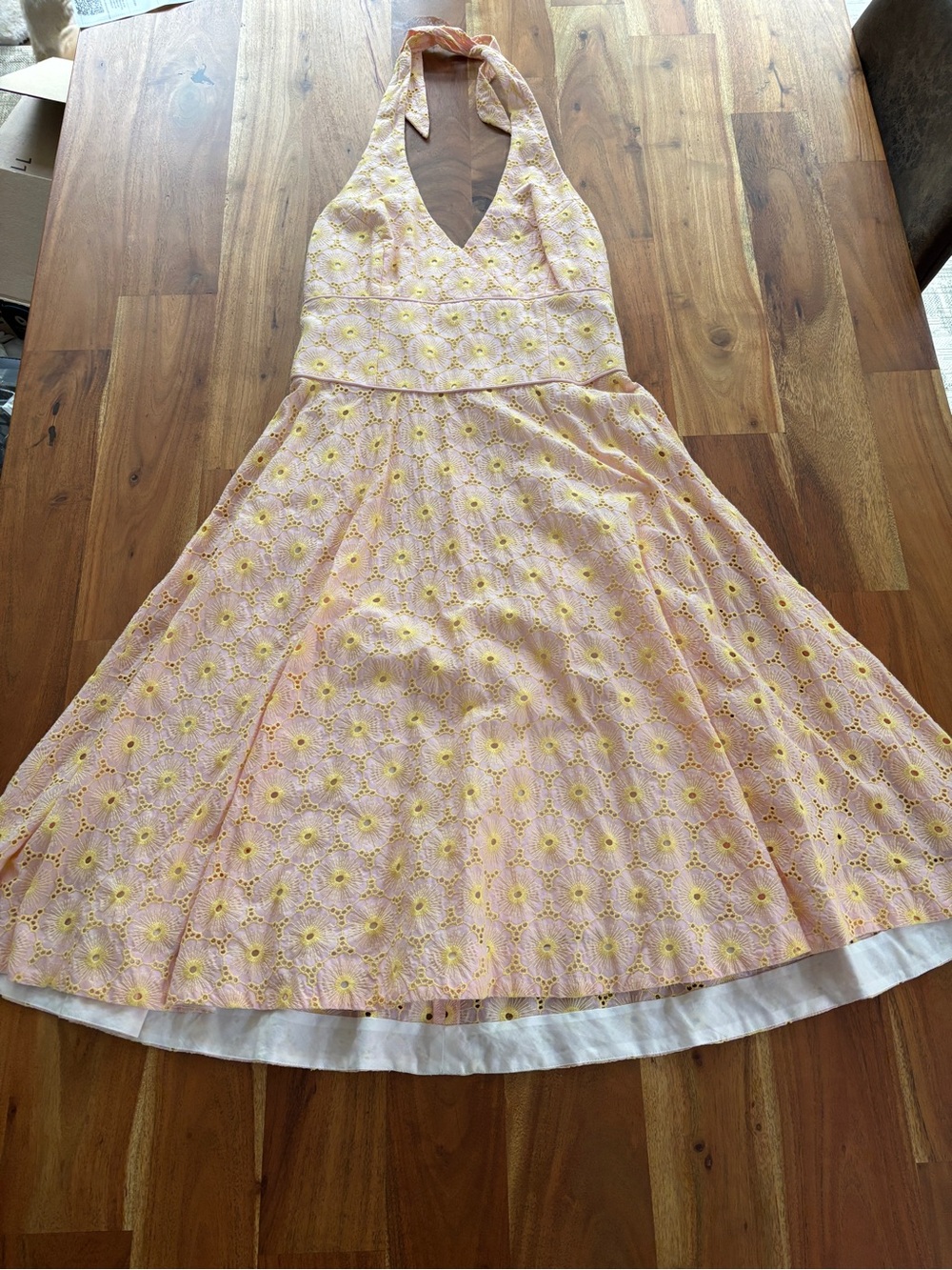 Lilly Pulitzer Pink Eyelet Halter Dress - Size 6